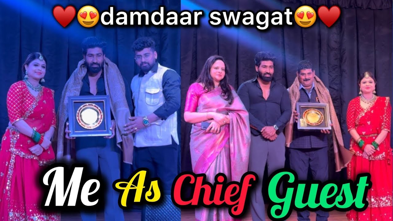 Mai Gaya chief guest bankar❤️itna pyar or samman mila ❤️birthday party Murthal ❤️