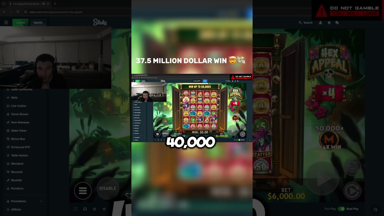 The Biggest Win In Stake History🤯 #fyp #gambling #shorts