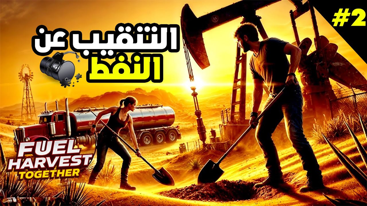 محاكي التنقيب عن النفط #2: أخيرًا جبت عامل يساعدني 🛢️ Fuel Harvest Together