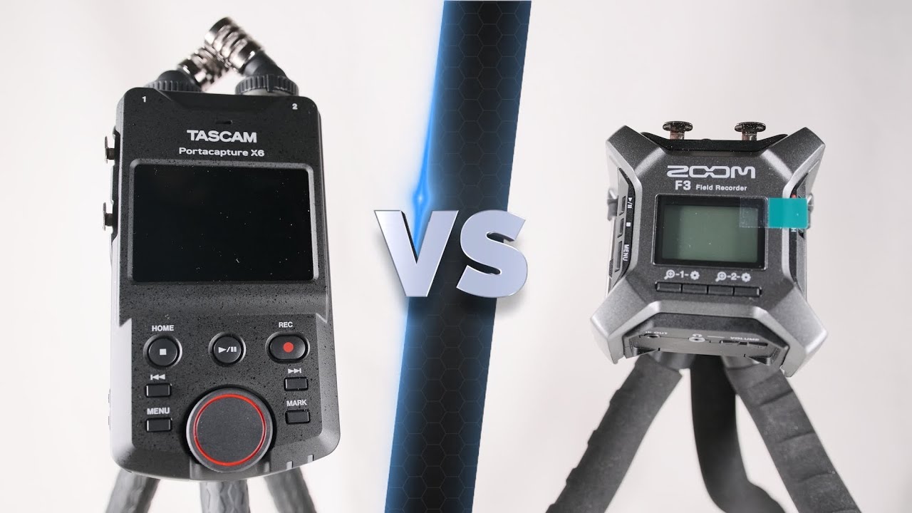 TASCAM VS ZOOM LE RETOUR // PORTACAPTURE X6 / F3 field recorder / FUJI X-T4