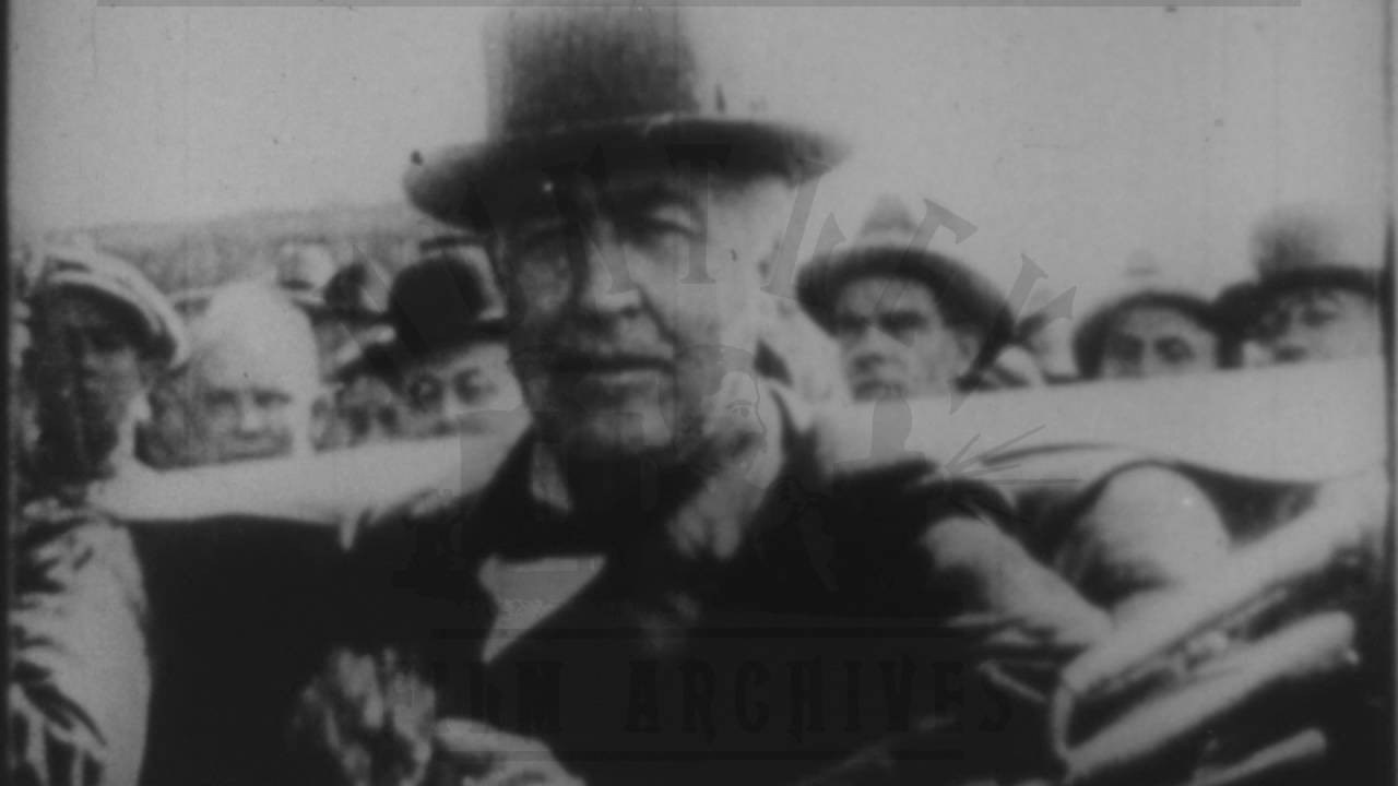 Thomas Edison in a Car. 1920's - Film 96041