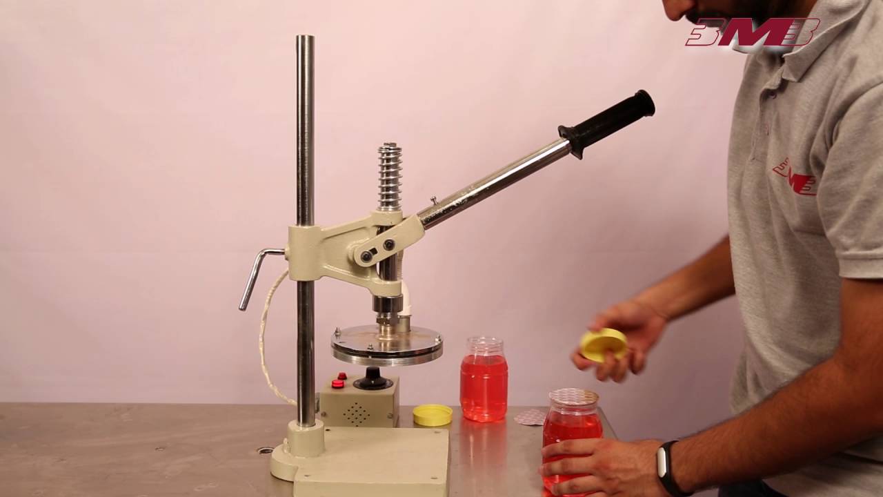 Manual Heat Sealing Machine (Ideal for sealing aluminium foils on plastic jars)