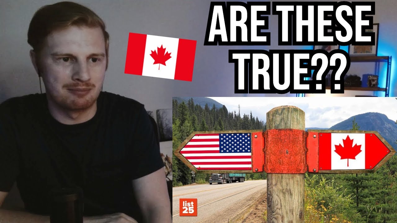 25 FUNNY Differences Between Canadians and Americans (BRITISH REACTION)