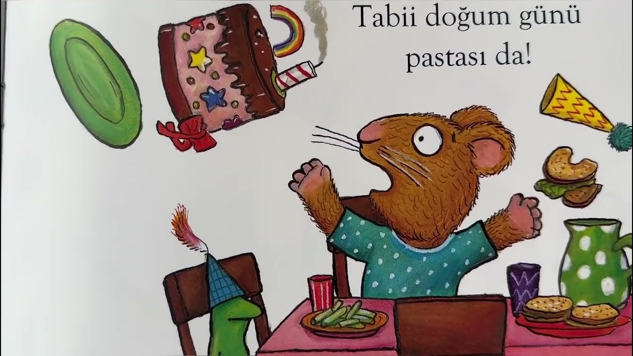 Tavşancan ile Faresu “ Doğum Günü Kutlaması” Hikâye Kitabı