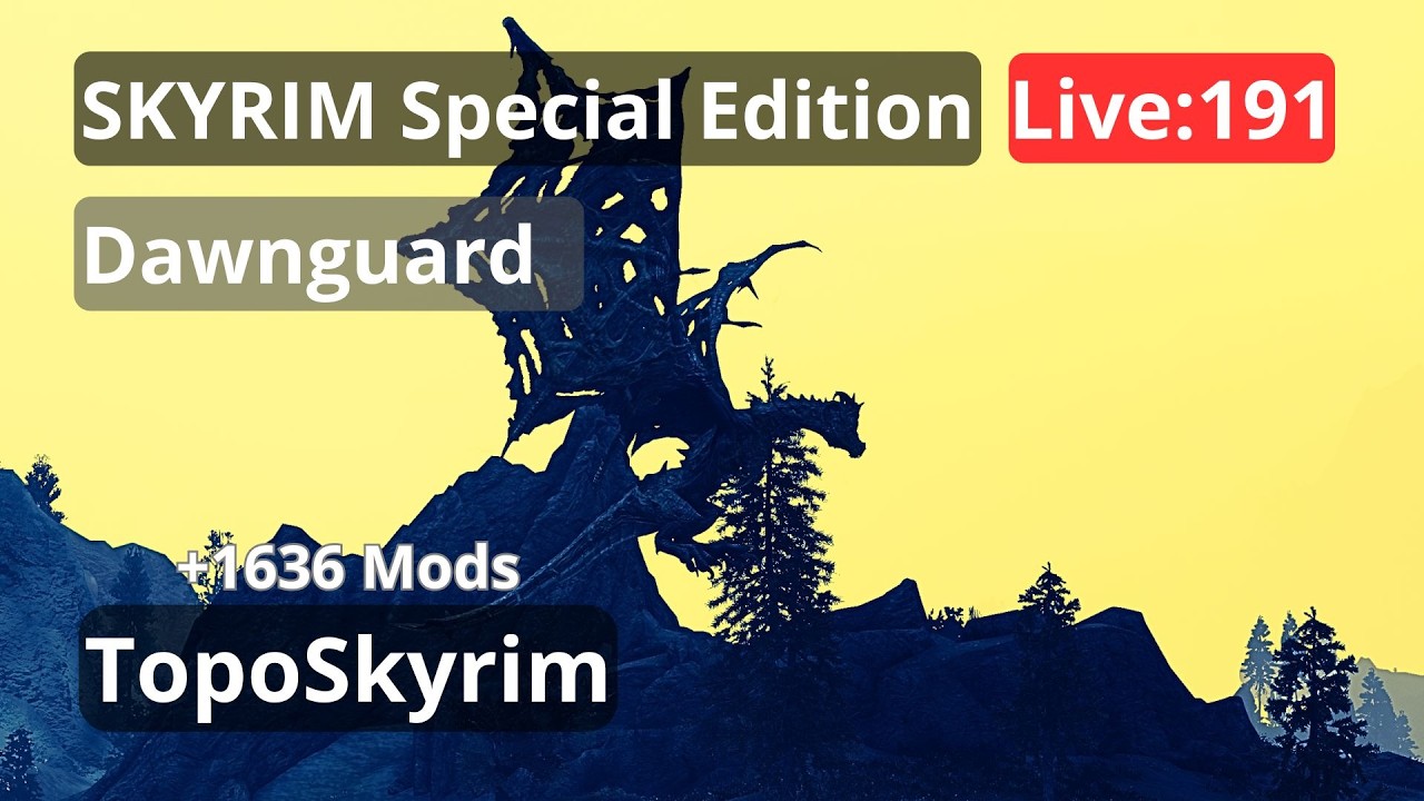 🔴 SKYRIM: El Poder del ARCO DE AURIEL 🏹 | Dawnguard Ep. 12 | Live 191