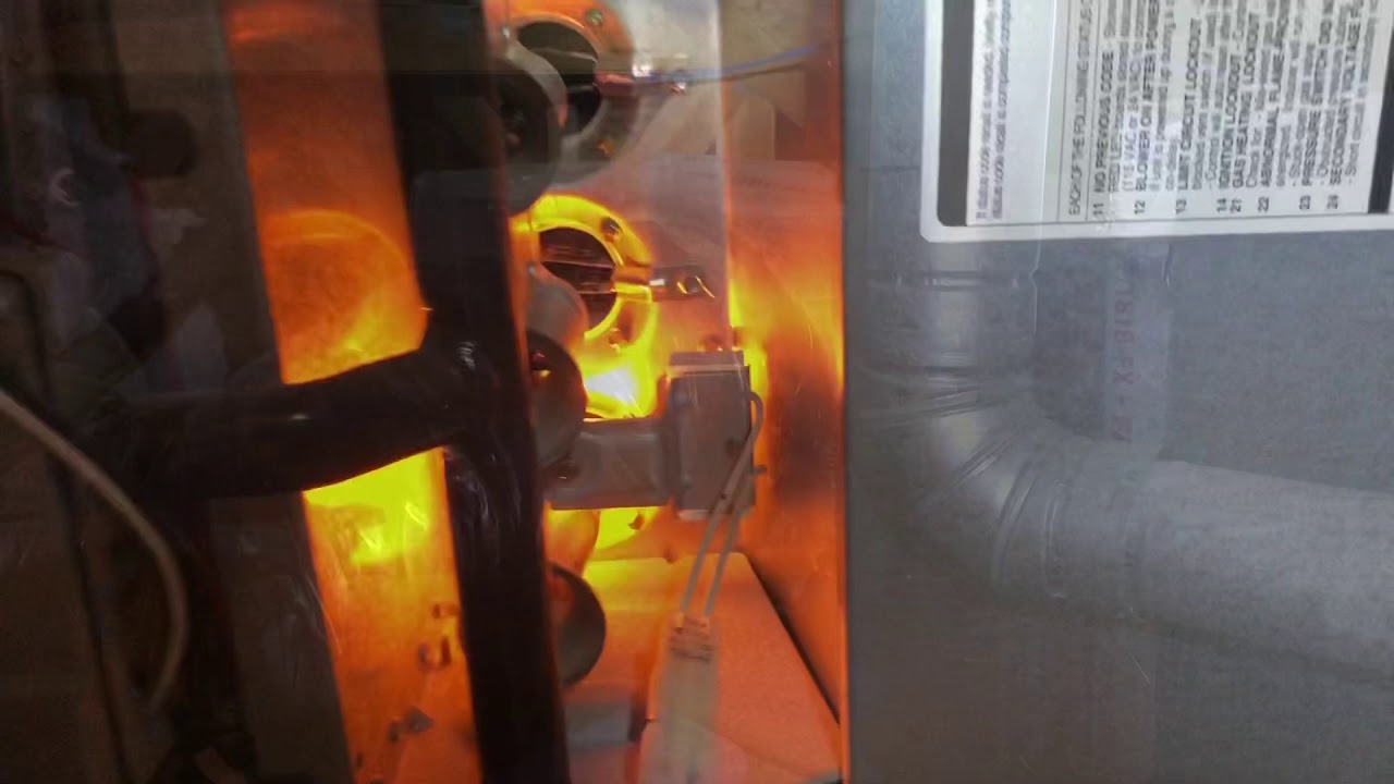 Calefacción trabaja un rato y se apaga/ como diagnosticar/ Furnace Carrier 110,000 btu