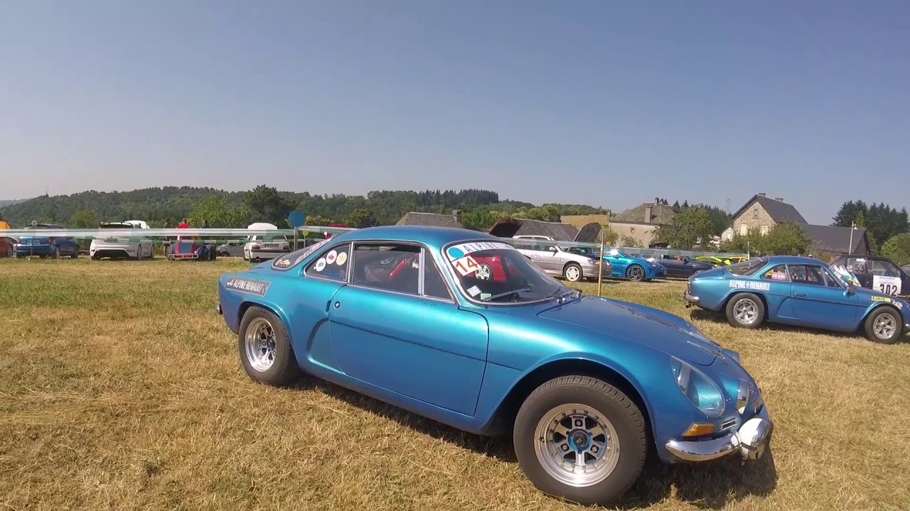 Alpine berlinette Montée historique saint bonnet elvert 1300 1400