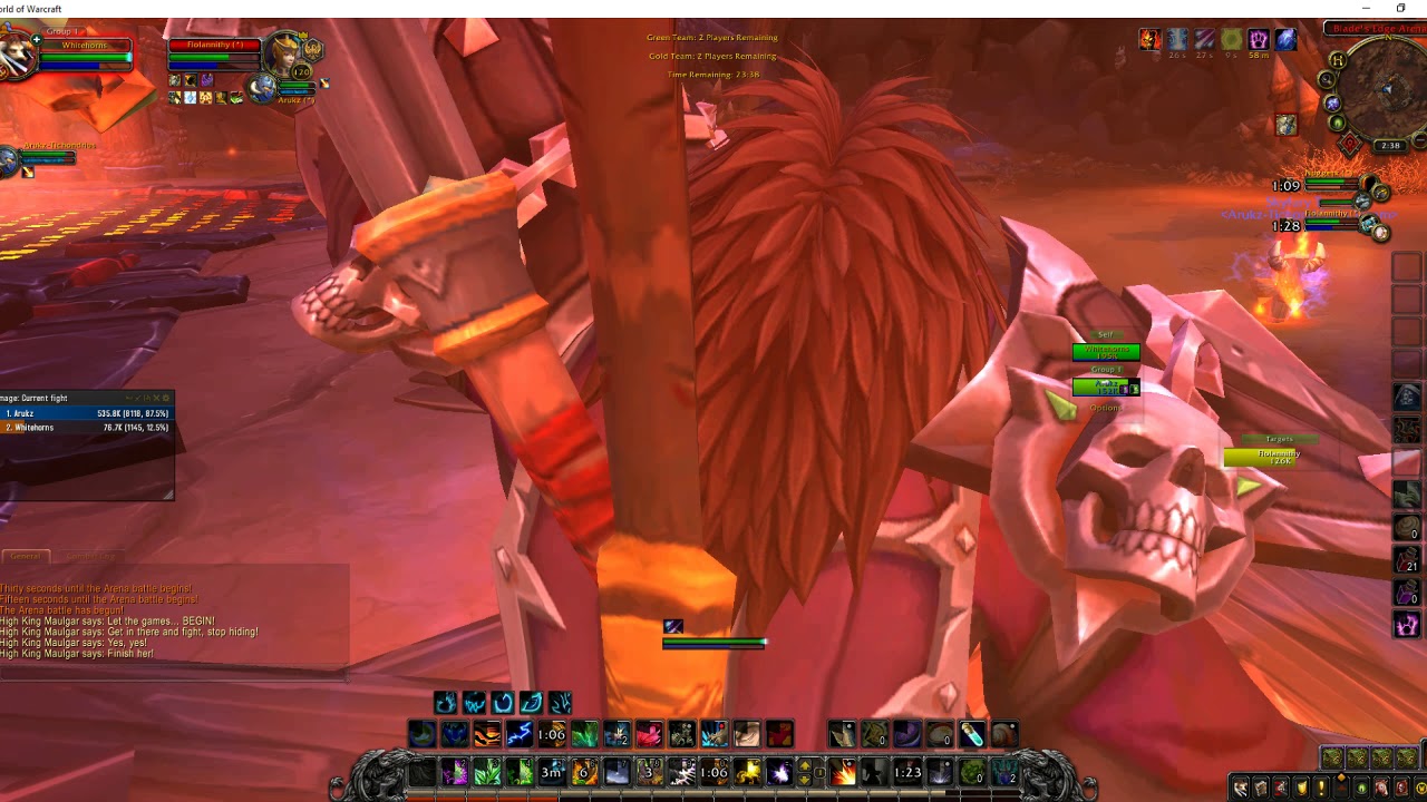 Resto druid and a pug elemental shaman 2v2 pvp 8.1.5 Season 2 Rated