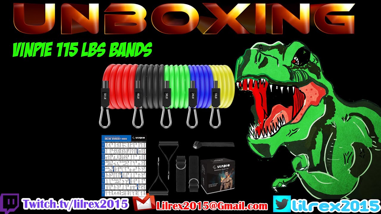 Vinpie 115 lbs Fitness band Unboxing