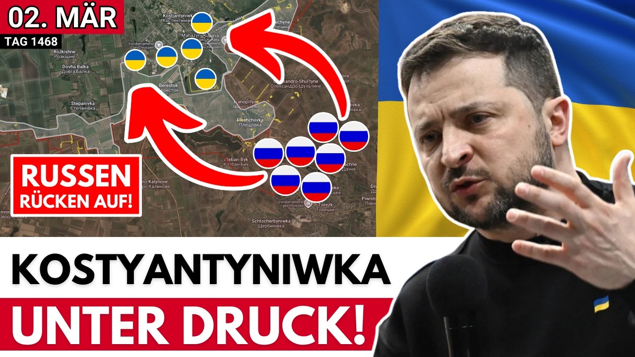 8. Armee nimmt wichtige Stellungen an der N20-Kreuzung ein, Ukraine trifft Öl-Terminal Schescharis!