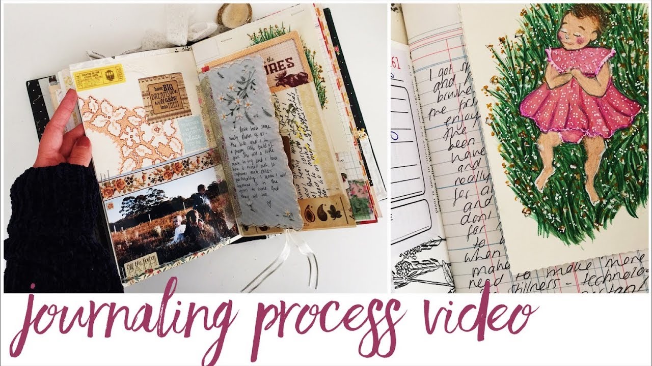 Junk Journal With Me - Ep 14 | Journaling Process Video