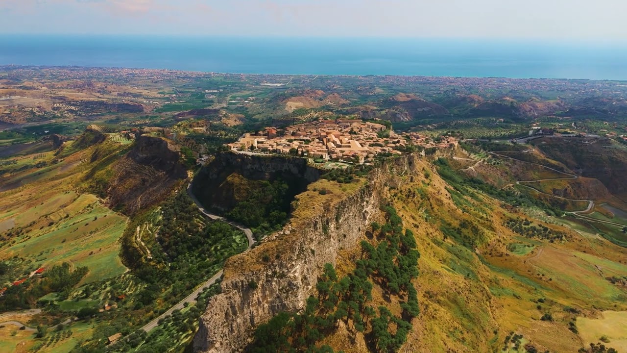 Breathtaking Aerial Views of Gerace, Calabria 🇮🇹 | 4K Drone Footage