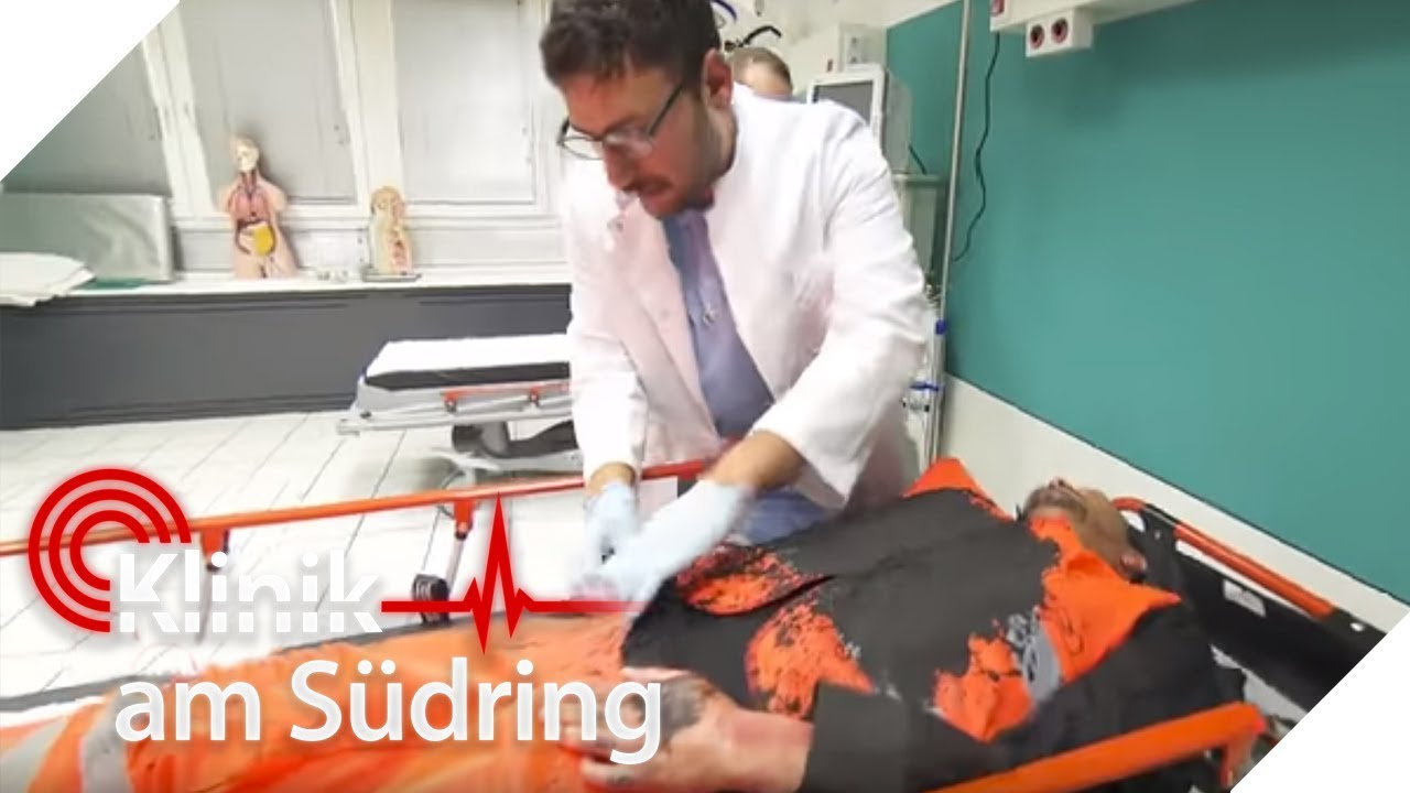 Mann stürzt in heißen Teer | Klinik am Südring | SAT.1 TV