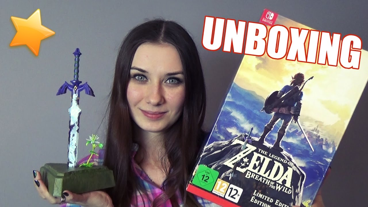 ✄ UNBOXING - The Legend of Zelda: Breath of the Wild Limited Edition + 1 - 2 - Switch