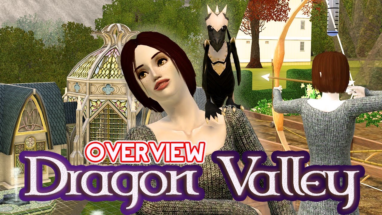 LOS SIMS 3 DRAGON VALLEY 🐲🏰🏹  OVERVIEW ESPECIAL