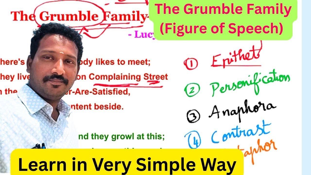 The Grumble Family Poem | Figure of Speech | Very Easy Way | 10th English @TN ENGLISH  TNPSC/ TNTET