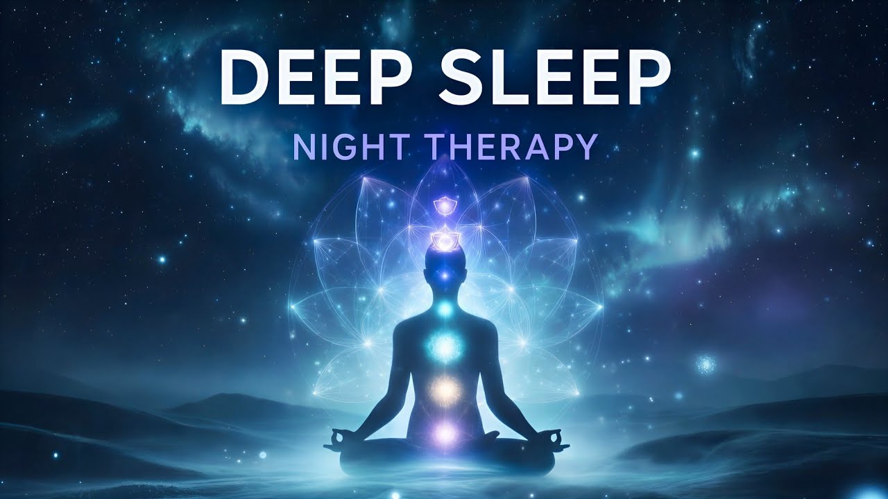 Deep Sleep Night Therapy 🌙 | 3 Hours • 432Hz + 528Hz | Stop Overthinking & Reset Nervous System