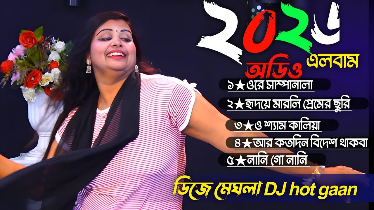 ২০২৬ এর নিউ ডিজে কালেকশন। ডিজে মেঘলা। DJ Meghla audio album | DJ Baul Gaan MP3 | Bangla hot gaan 