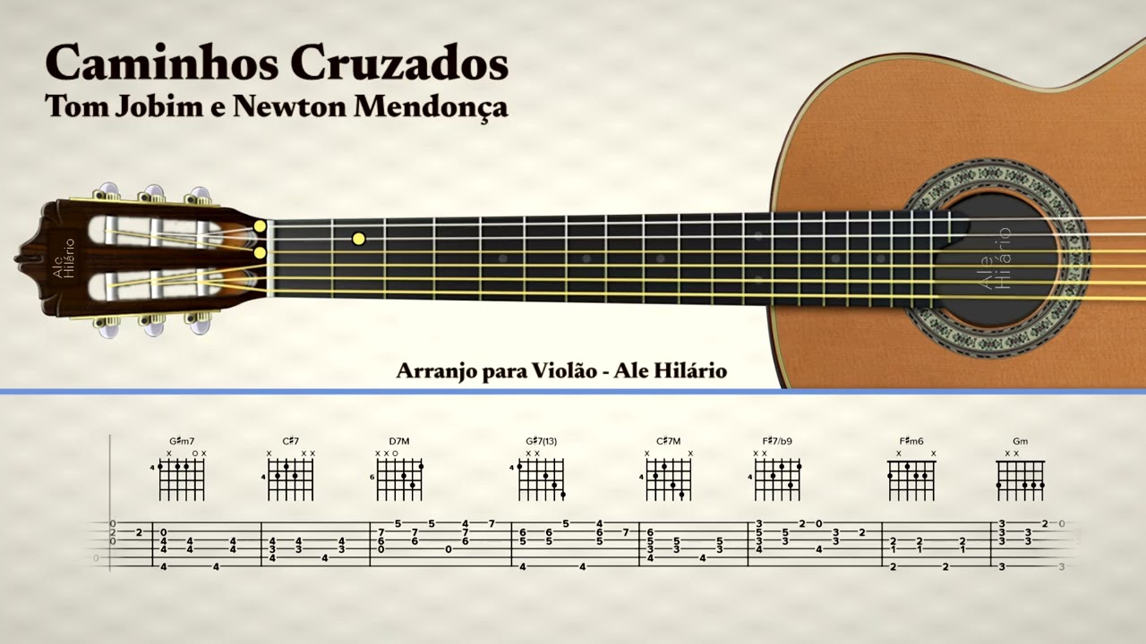 Caminhos Cruzados | Violão Solo | Arranjo de Ale Hilário