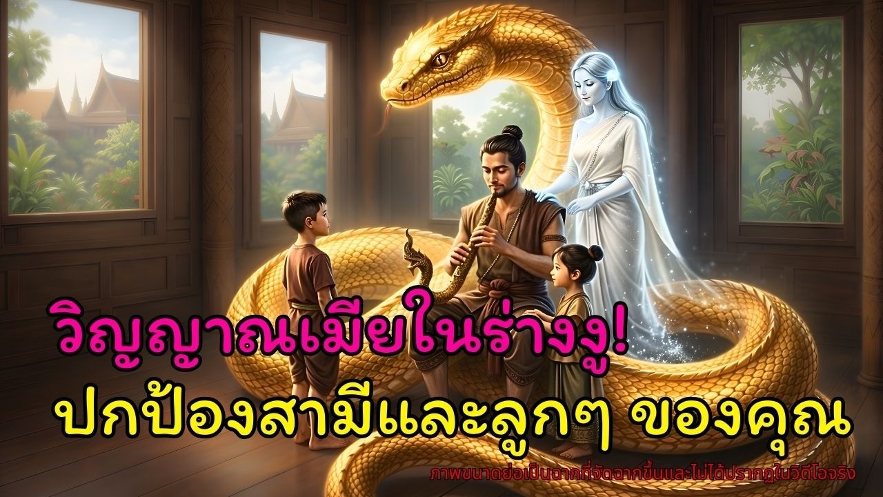 วิญญาณเมียในร่างงู! กลับมาช่วยผัวลูก สู้กับพรานทมิฬด้วยมนต์รัก | นิทานเลื่อง