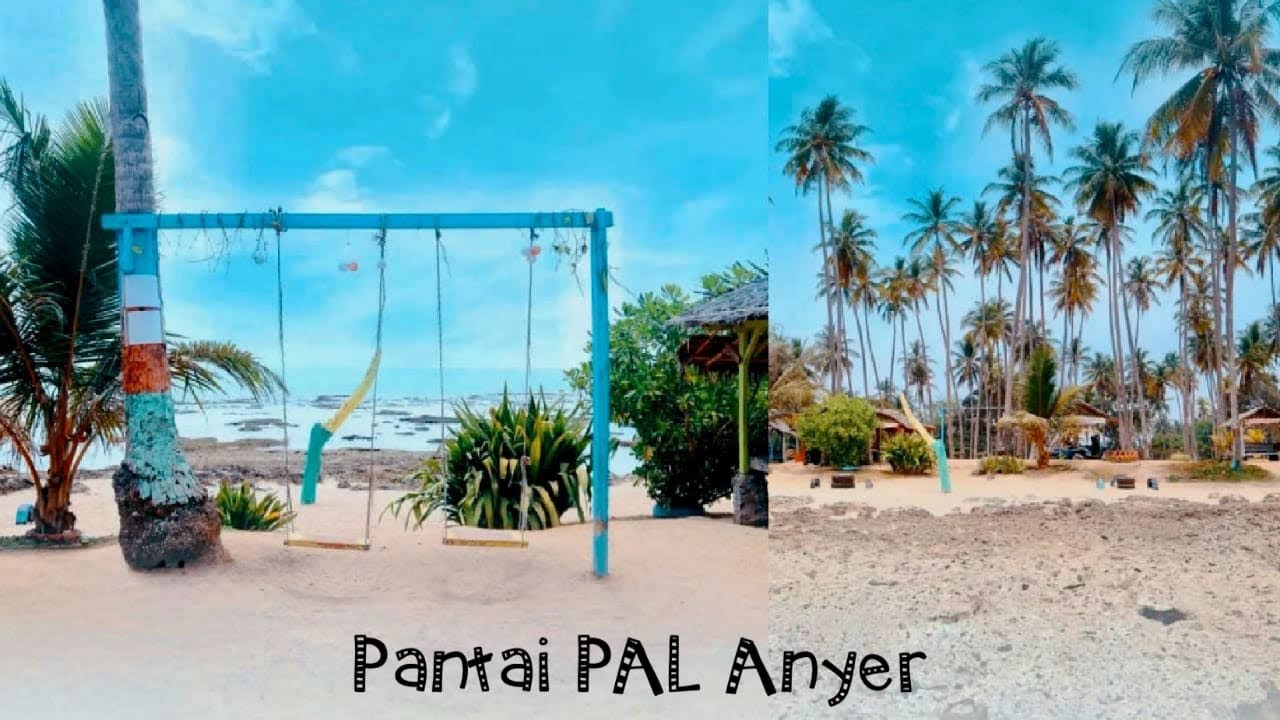 PANTAI PAL ANYER PANTAI BERSIH DI PINGGIR JALAN UTAMA