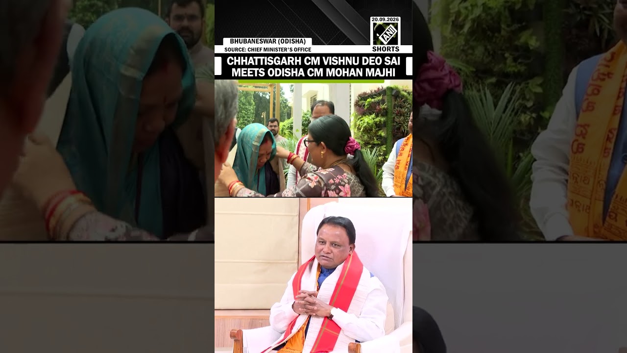Chhattisgarh CM Vishnu Deo Sai meets Odisha CM Mohan Charan Majhi at official residence