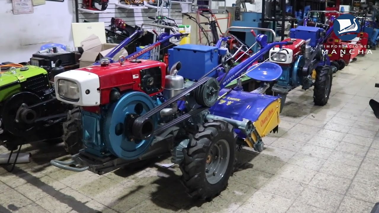 Nuevo Motocultor Tigrillo de 18Hp, Arranque eléctrico, completo con 4 accesorios