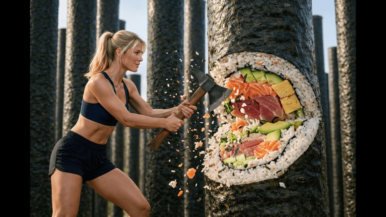 Which Impossible Sushi Tree? Is This Real? ✨ #asmr #tree #impossible #satisfying #surreal