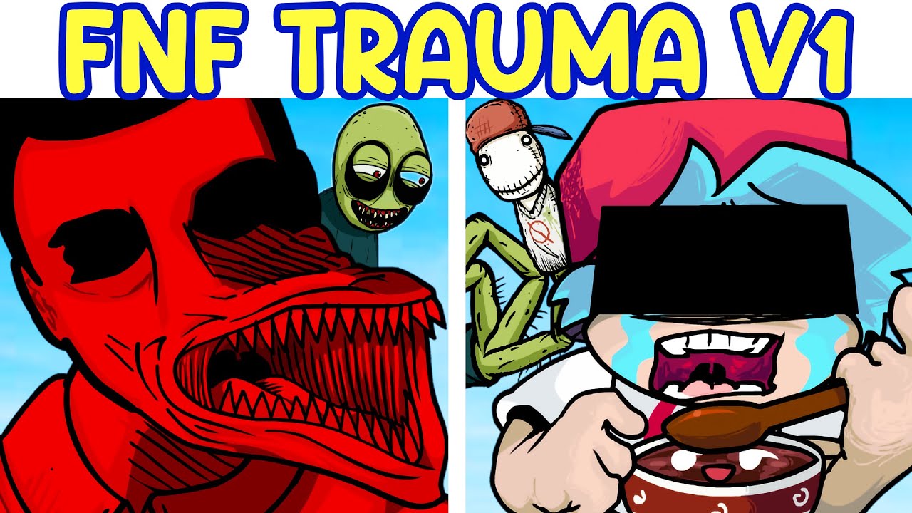 FNF TRAUMA V1 - Internet Horrors (Thursday Night Trauma Cancelled Build)