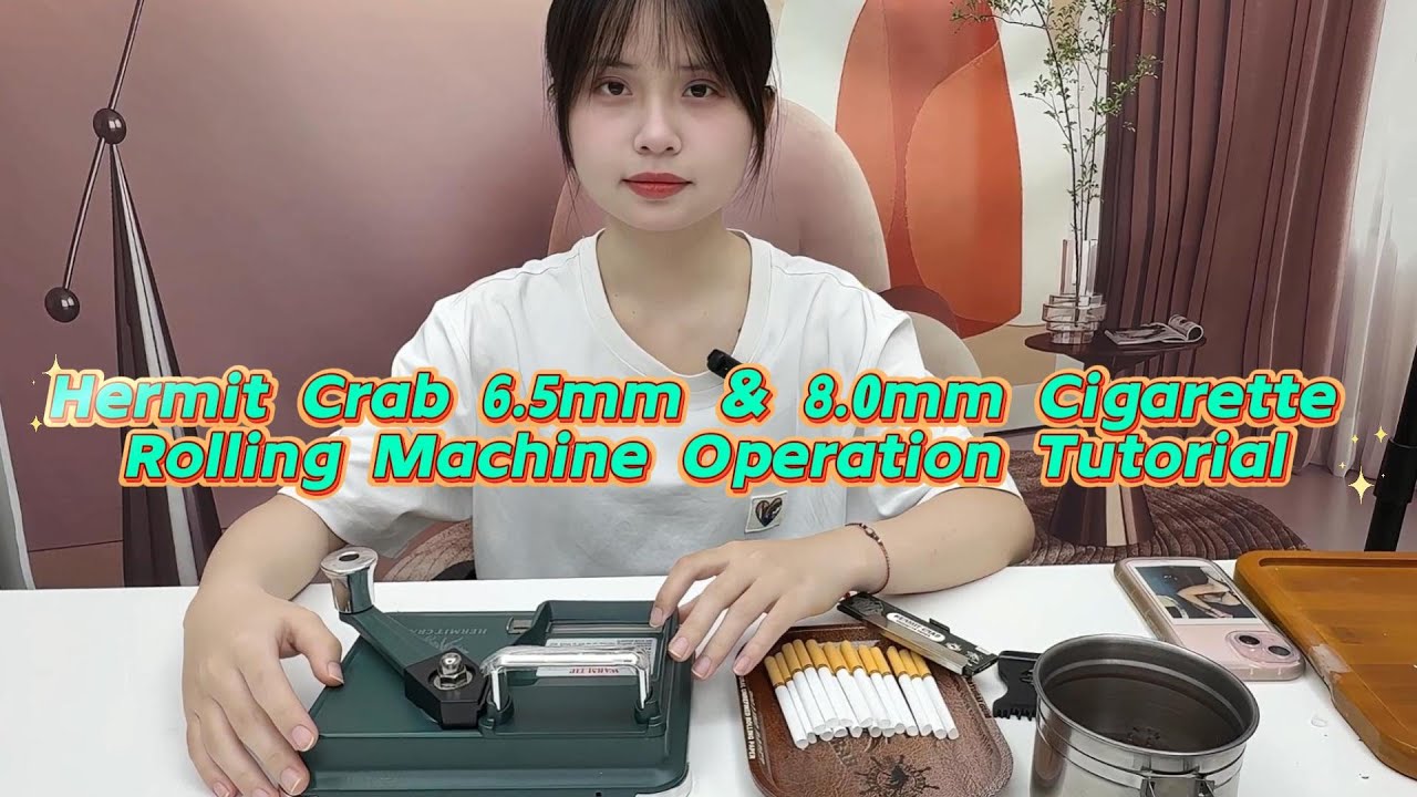 Hermit Crab  Cigarette Rolling Machine Operation Tutorial#CigaretteInjector#cigaretterollingmachine