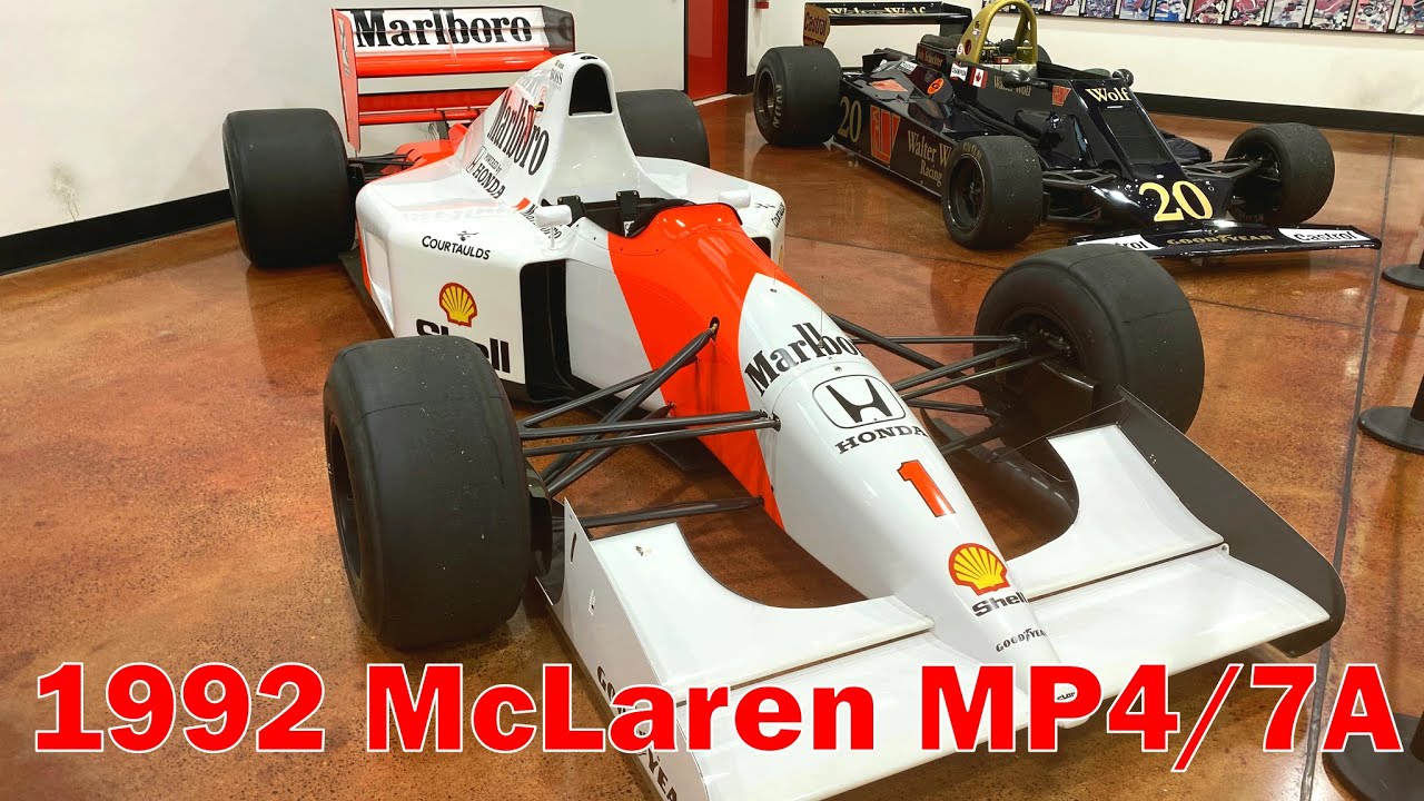 V#338 The 1992 McLaren MP4/7A Formula 1 at Griot's Garage in Tacoma, WA - Ayrton Senna