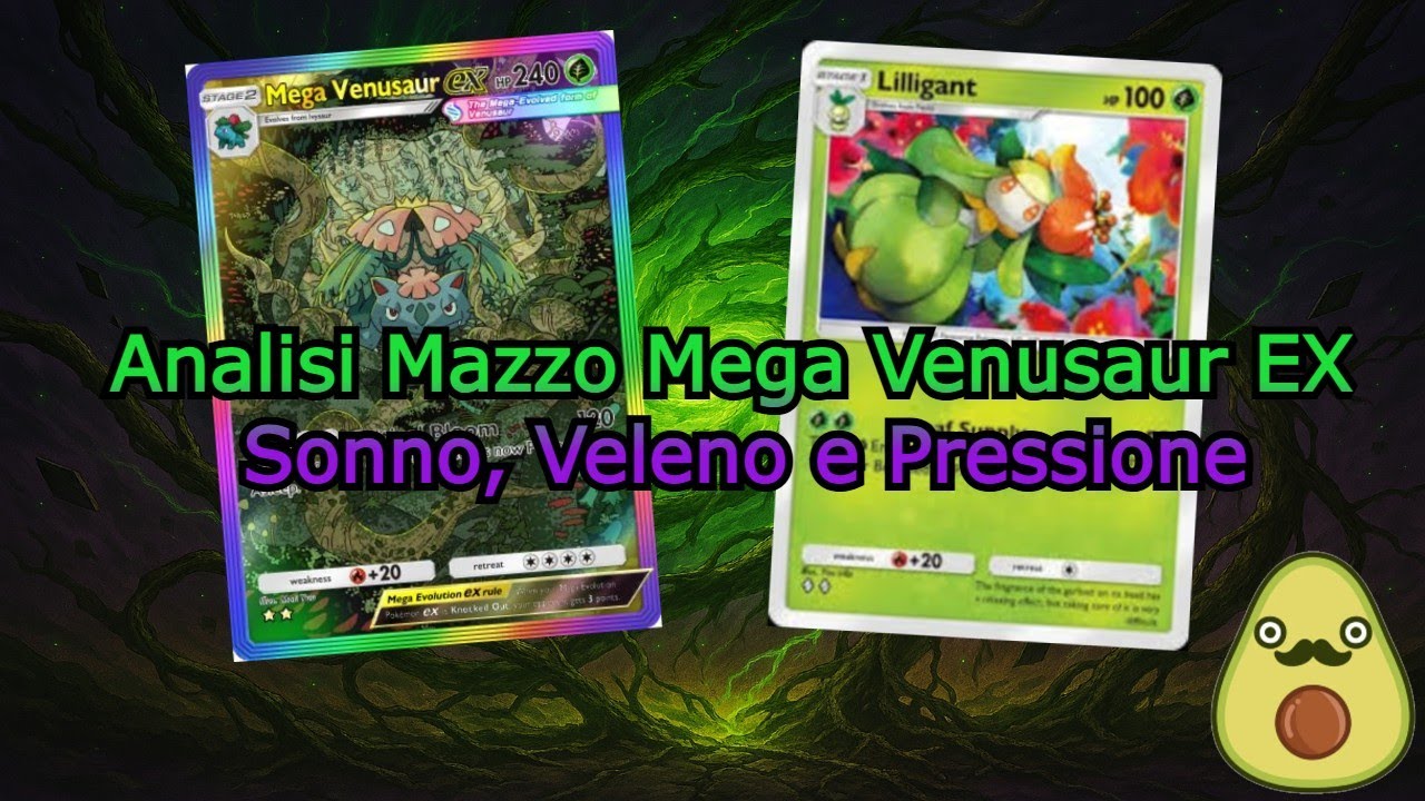 Analisi Mazzo Mega Venusaur EX  Sonno, Veleno e Pressione