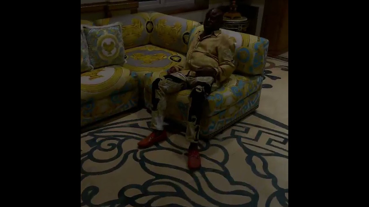 Billionaire Terry Waya Poses In Mansion to Celebrate His Birthday