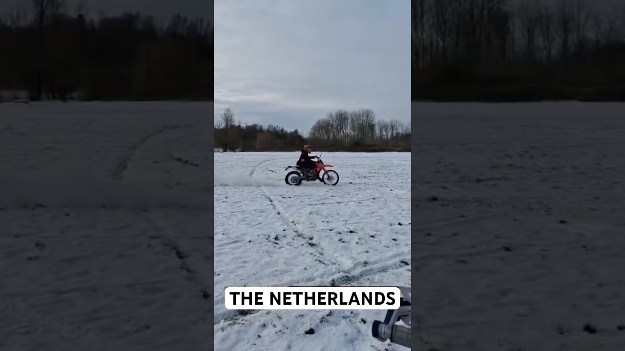 Snow Enduro Dirtbike - KTM 525 4 stroke - with 