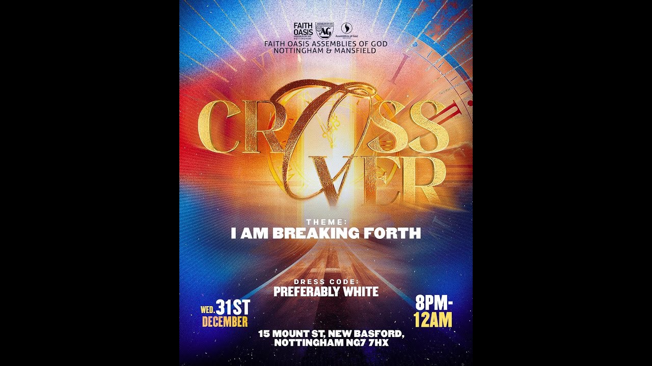 Welcome to 31st December Crossover Service 2025