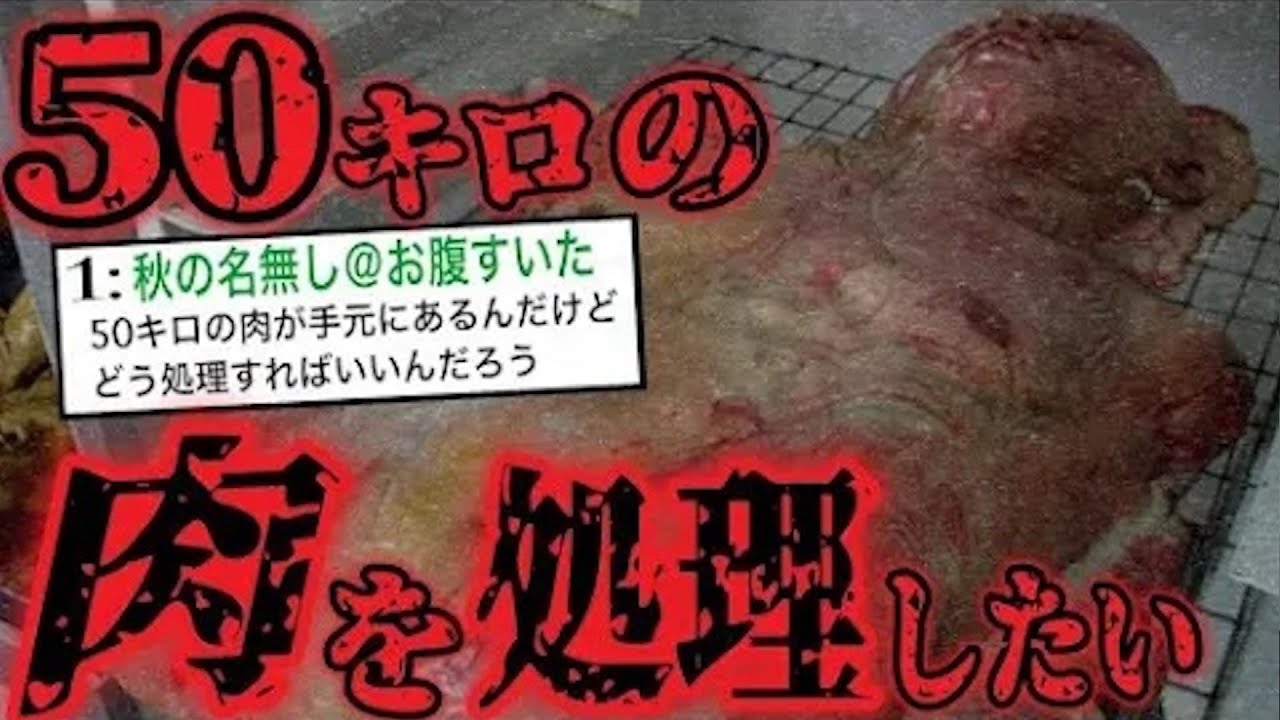 【2ch最恐スレ】「50kgの肉を処理したい」「子供の頃の飼育小屋の動物◯してた奴が分かった」ネットを震撼させた恐怖体験がツッコミどころ満載だったwwwww最恐傑作選#11【ツッコミ】【なろ屋】