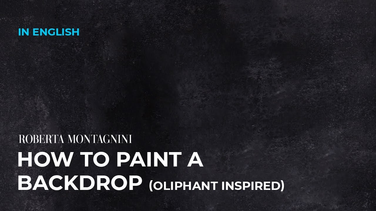[DIY] How to paint a distressed look backdrop (Oliphant inspired)