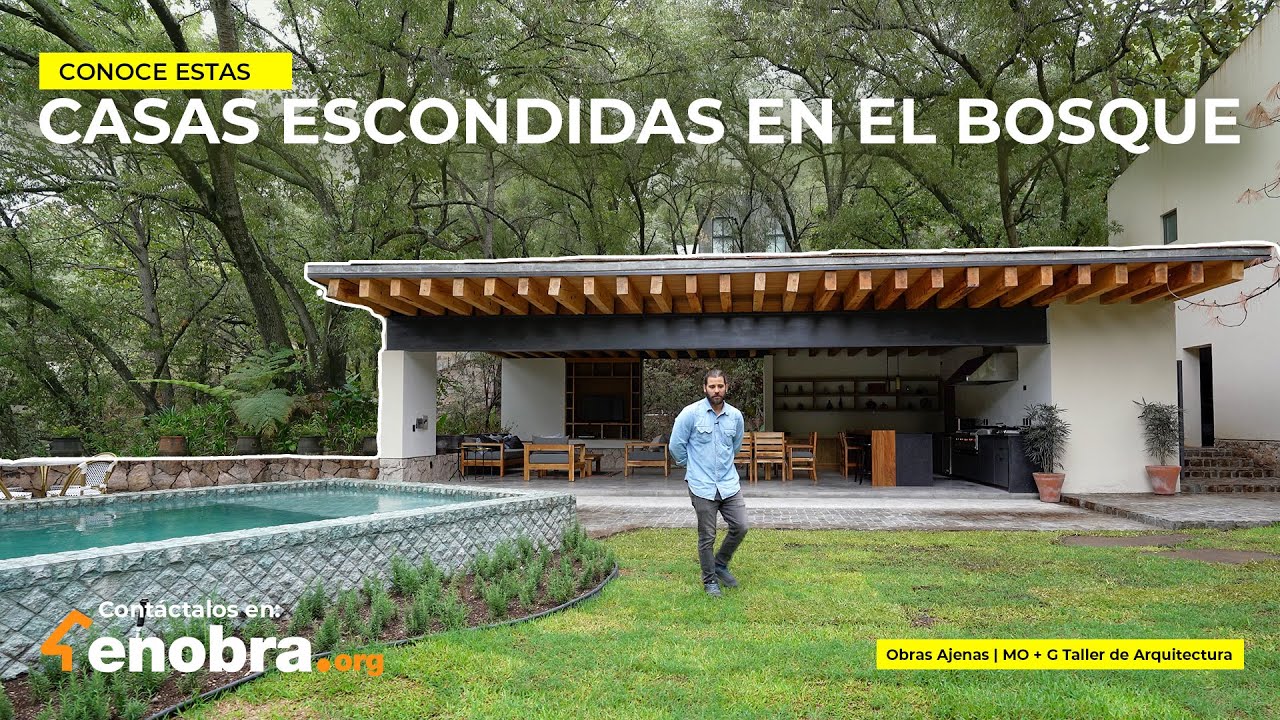 CASAS en el BOSQUE con materiales MUY ELEGANTES! | Obras Ajenas | MO + G Taller de Arquitectura | #8