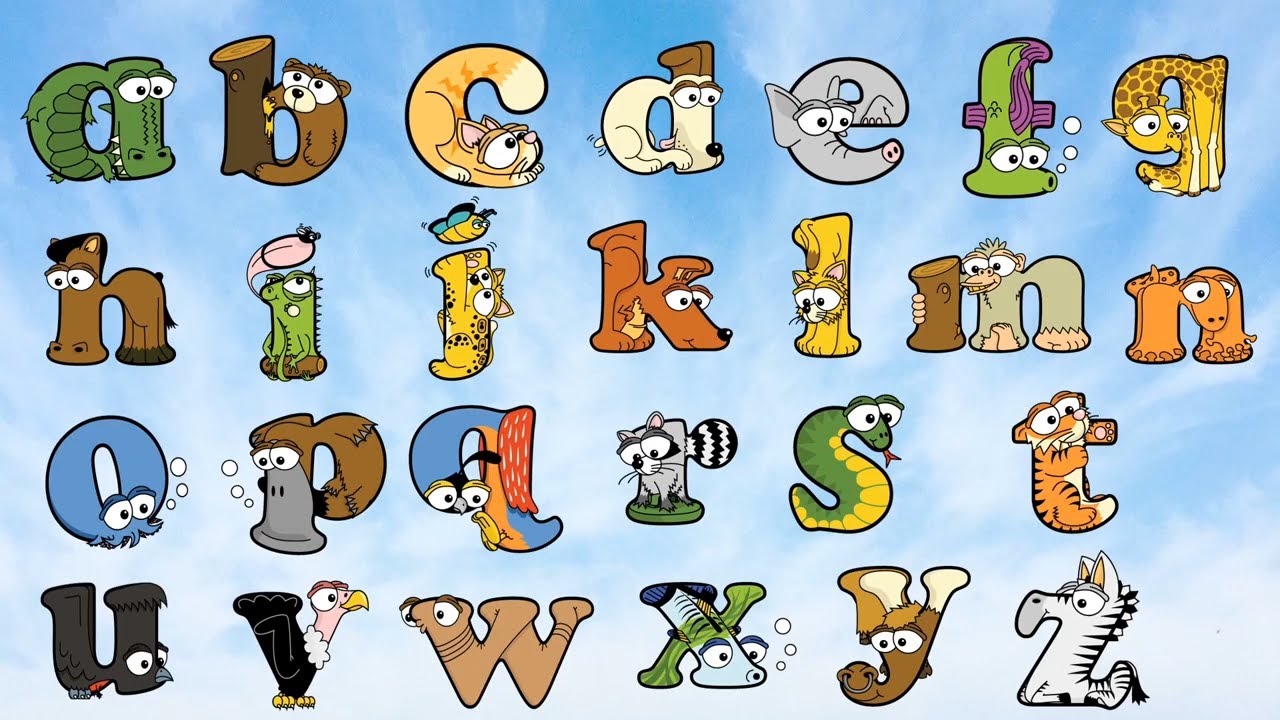 Alphabetimals ABC / Learn English Alphabet letras mayúsculas y minúsculas