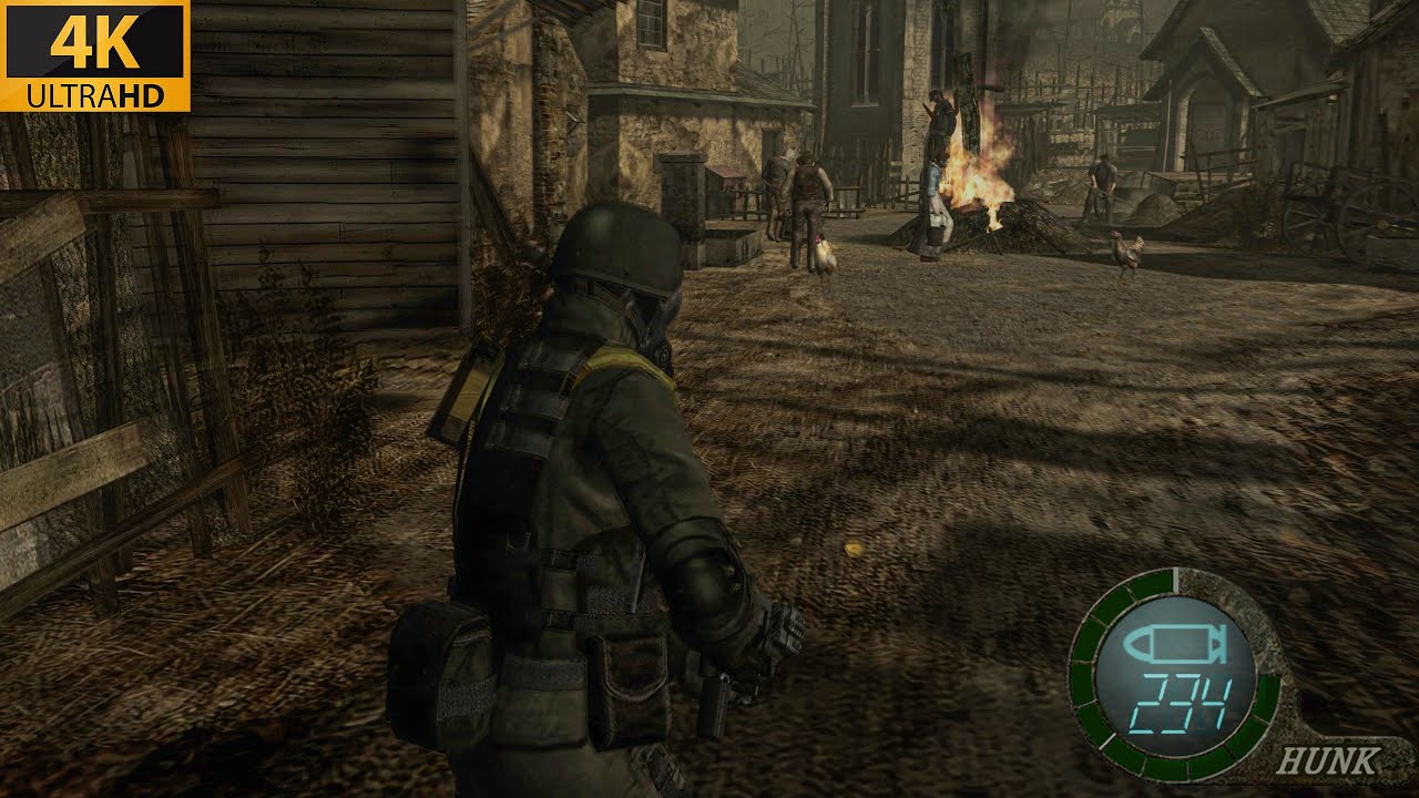 Resident Evil 4 HUNK Full Game 4K 60FPS