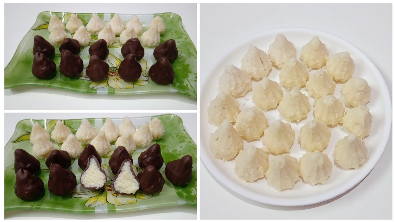 Bounty chocolate Modak/coconut chocolate Modak/coconut chocolate sweet/Easy Modak Recipe