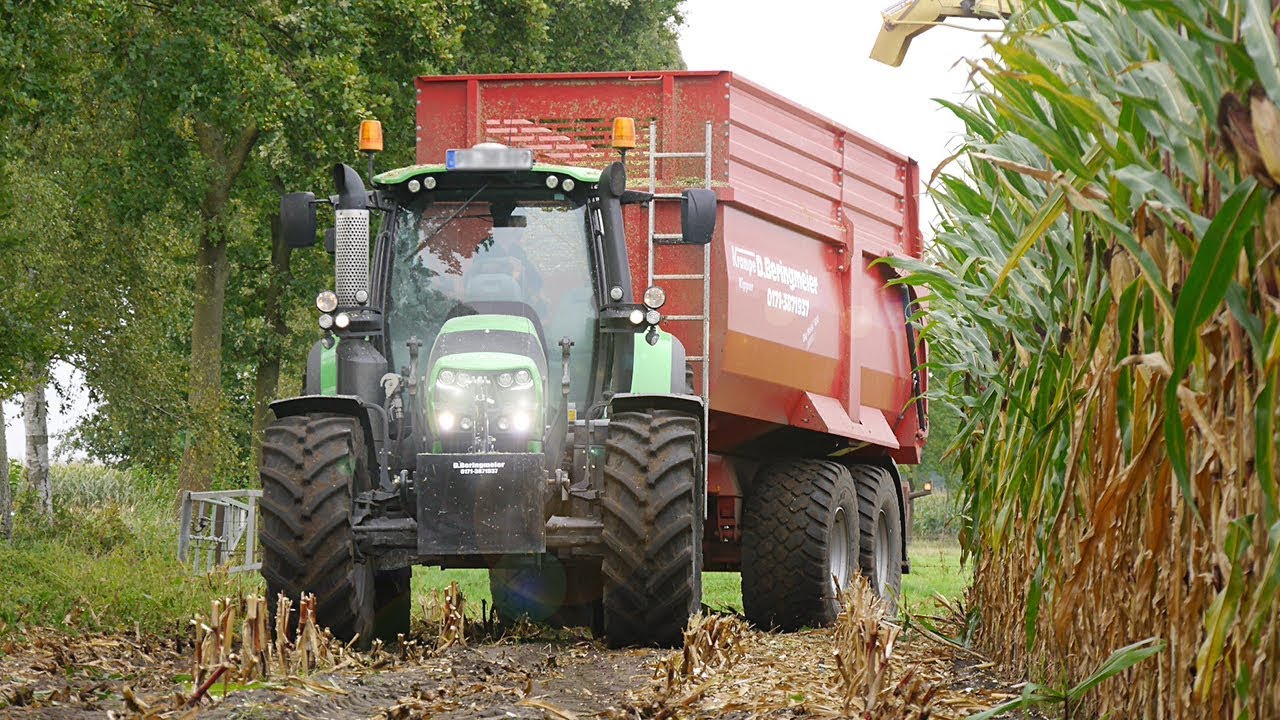 -Energie Mais häckseln 2017- | IHC 1455XL |Deutz Fahr Warrior  | Paderborner Agrarvideos