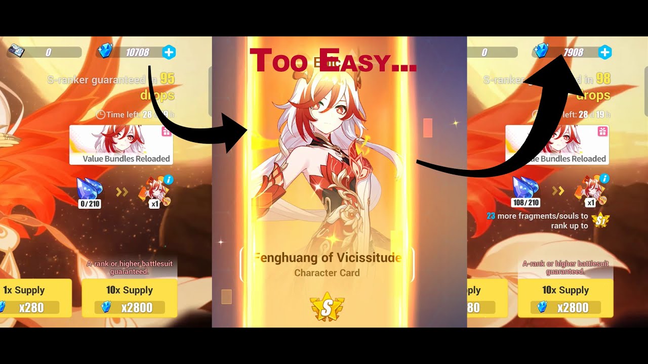 Usual Ritual: New Fu Hua (Fenghuang of Vicissitude) Gacha Pulls | Honkai Impact 3rd v7.3