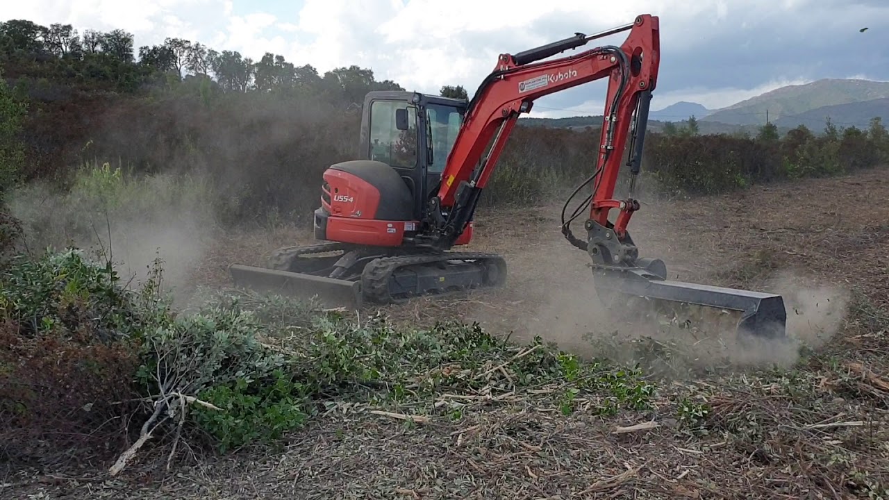 Broyeur SEVE MFUL 125 - Mini pelle 5 tonnes