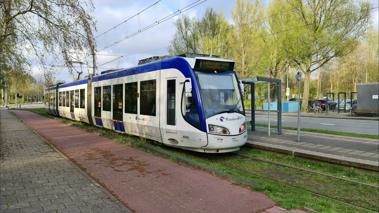 HTM RandstadRail 4 Den Haag De Uithof - Lansingerland-Zoetermeer | Alstom RegioCitadis 4004 | 2021