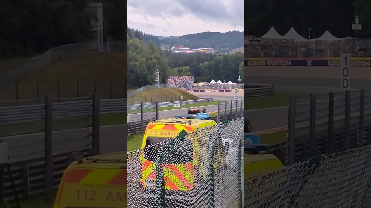 F1 2025 Race @Spa Francourchamps late Race Footage towards Pouhon / Double Gauge