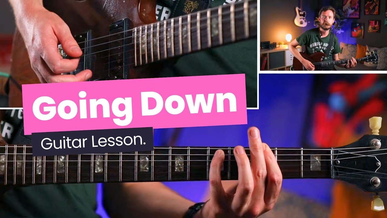 Как играть Going Down — урок игры на гитаре от Фредди Кинга