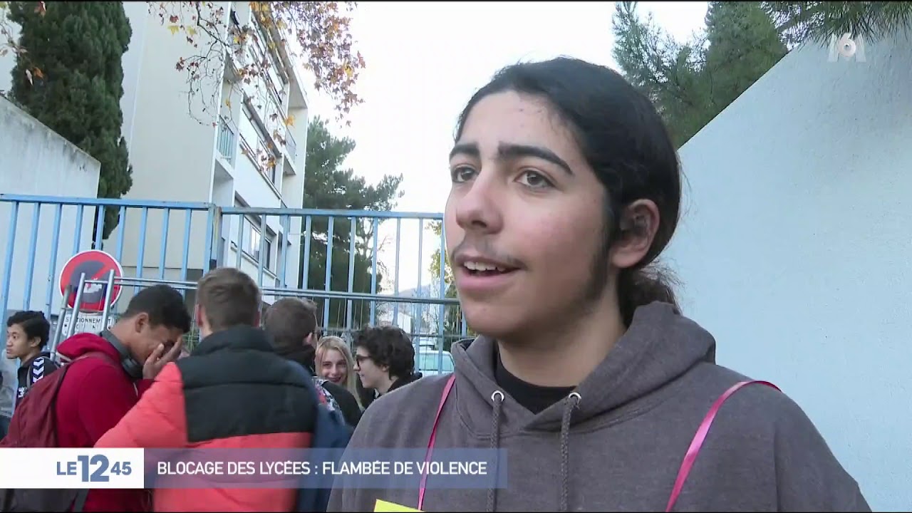 Blocage des lycées : flambée de violence