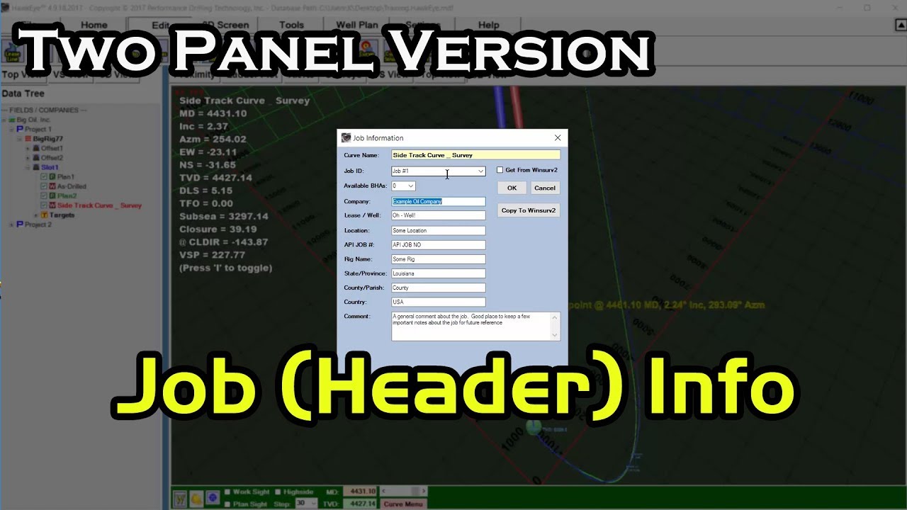 Job (Header) Info