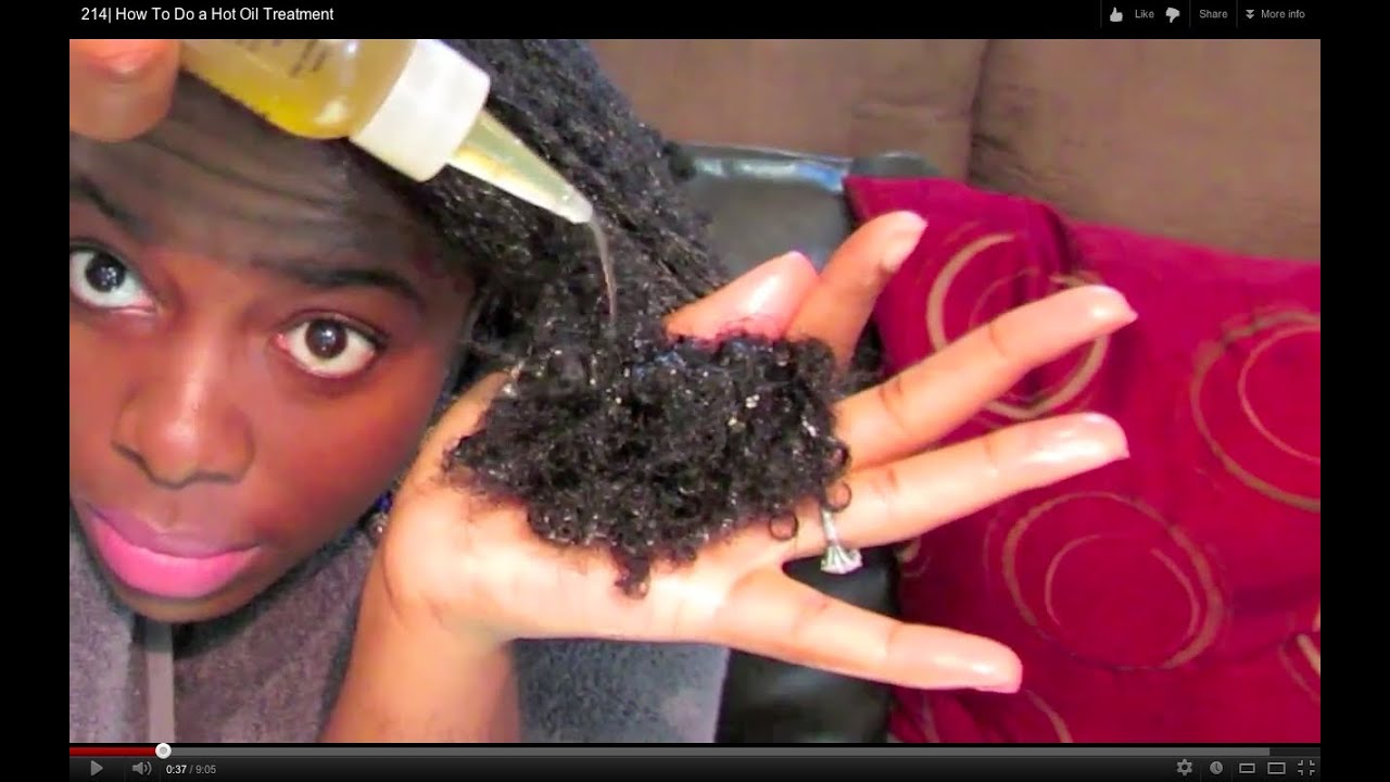 How To Do a Hot Oil Treatment for Natural Hair @JenellBStewart